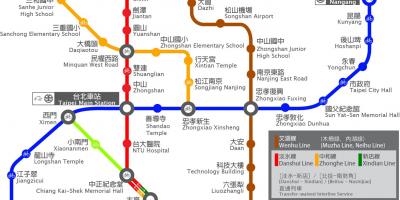 Thsr Taipei station kort