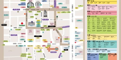 Ximending shopping district kort