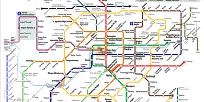 Taipei metro kort