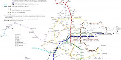 Taipei railway kort
